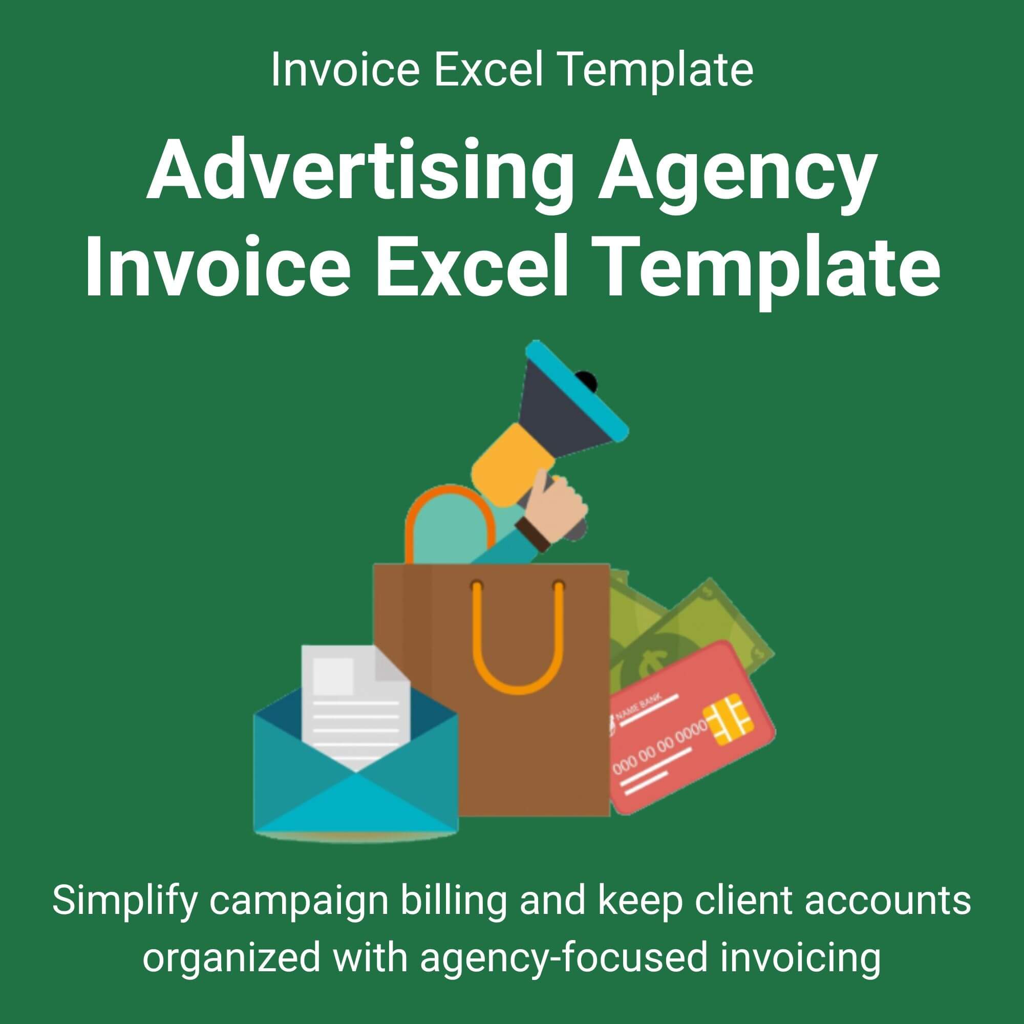 Advertising Agency Invoice Excel Template