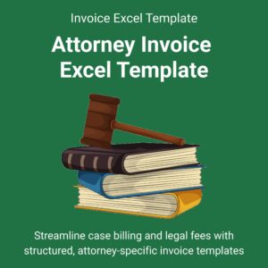 Attorney Invoice Excel Template