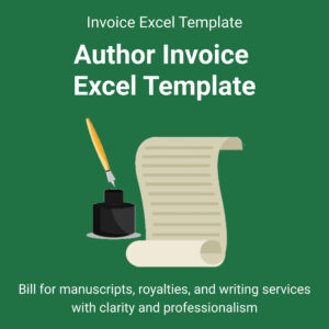 Author Invoice Excel Template