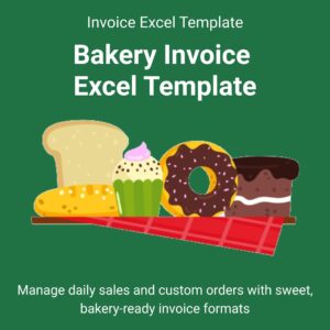 Bakery Invoice Excel Template