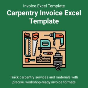 Carpentry Invoice Excel Template