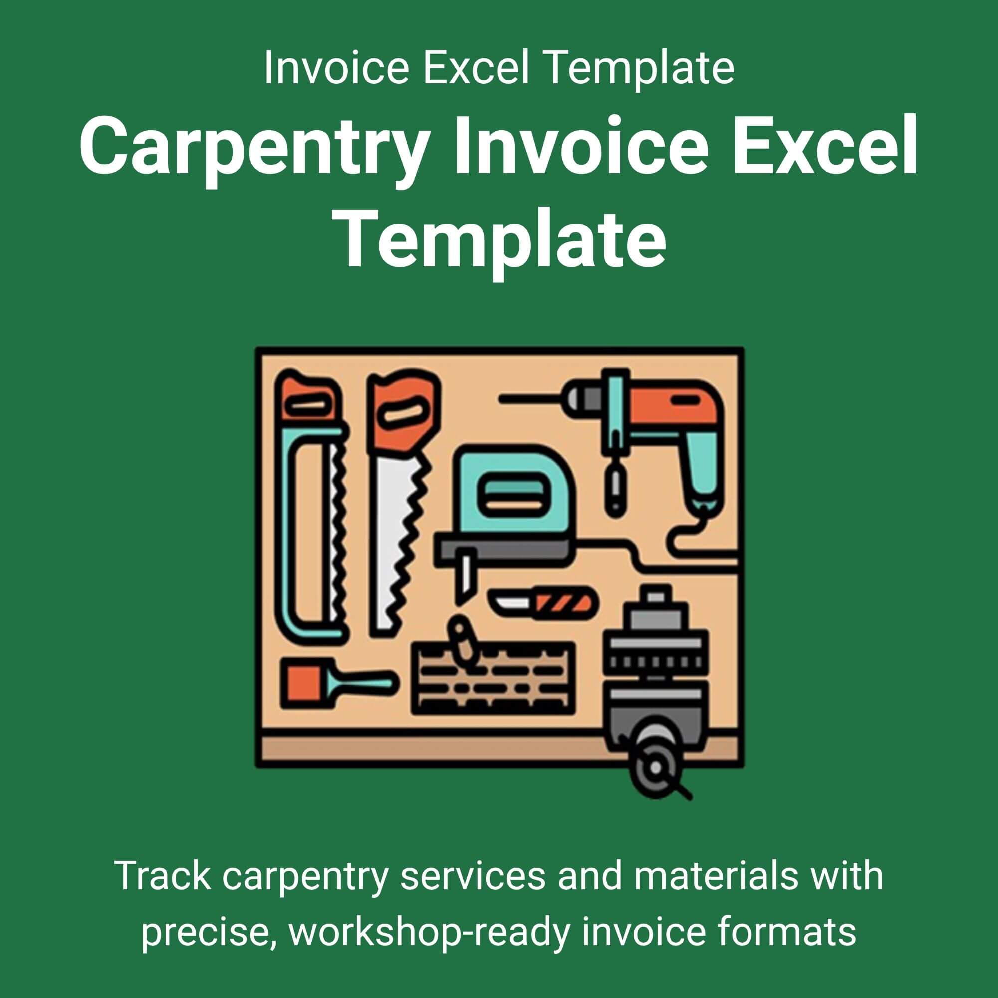 Carpentry Invoice Excel Template