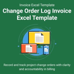 Change Order Log Invoice Excel Template