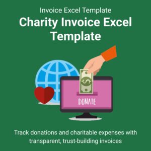 Charity Invoice Excel Template