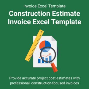 Construction Estimate Invoice Excel Template
