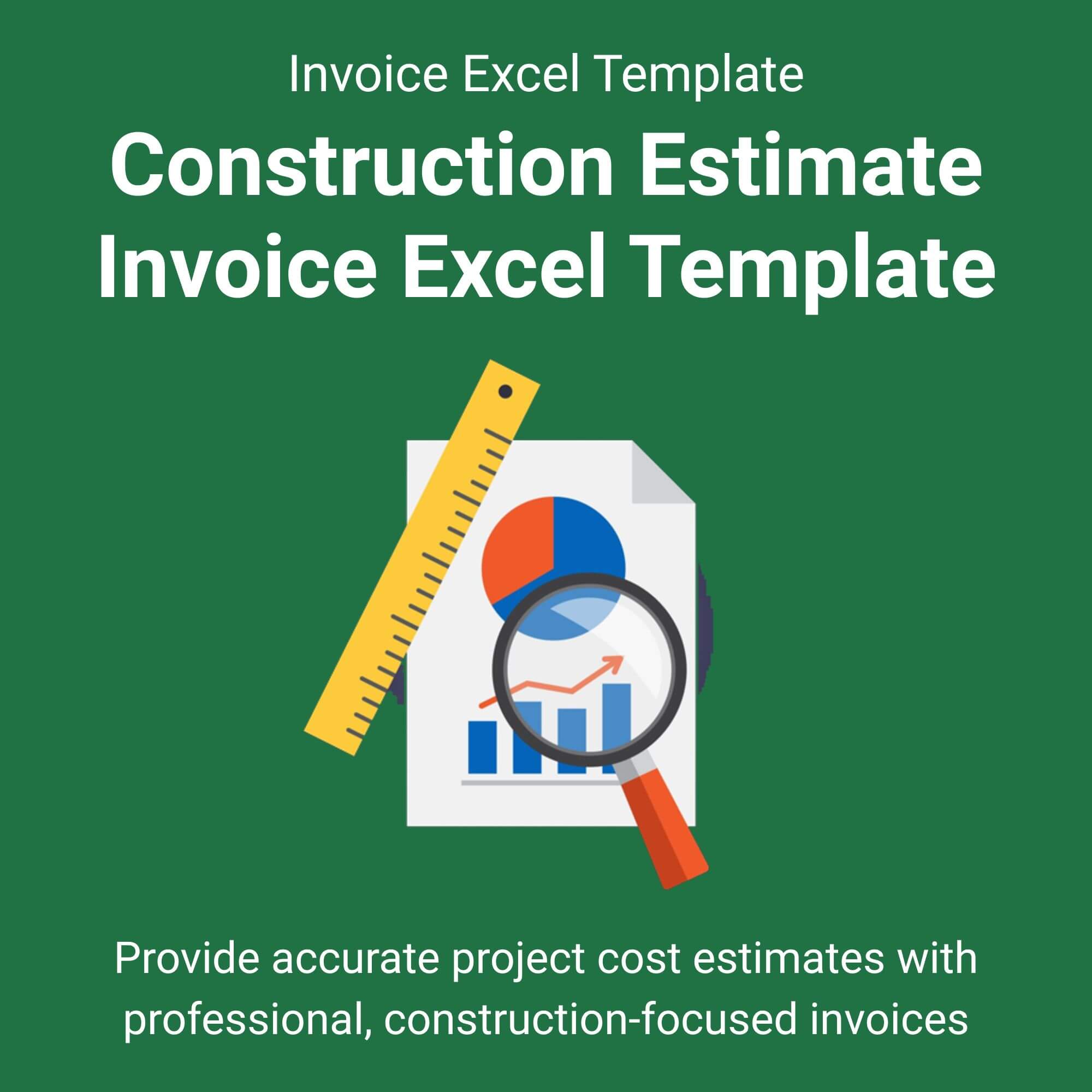 Construction Estimate Invoice Excel Template