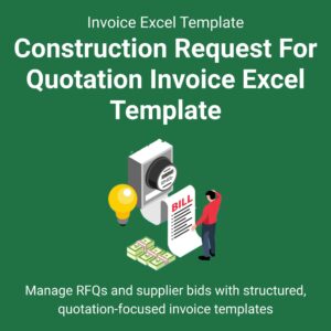 Construction Request For Quotation Invoice Excel Template