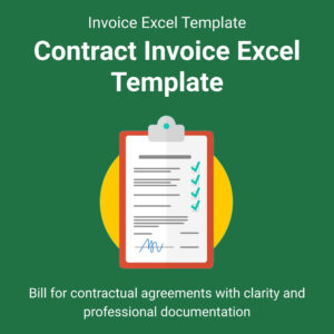 Contract Invoice Excel Template