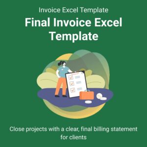Final Invoice Excel Template