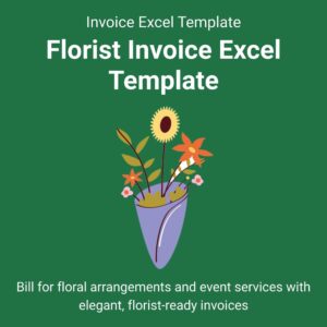 Florist Invoice Excel Template