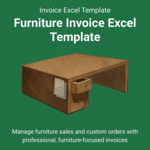 Furniture Invoice Excel Template