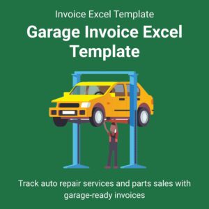 Garage Invoice Excel Template