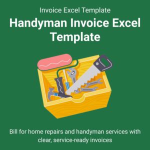 Handyman Invoice Excel Template