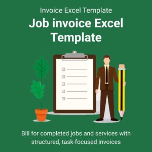 Job invoice Excel Template