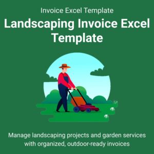 Landscaping Invoice Excel Template