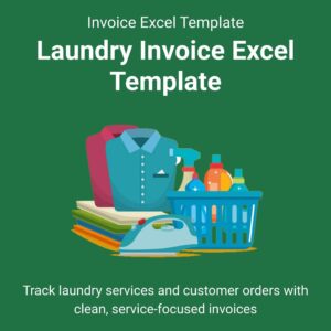 Laundry Invoice Excel Template