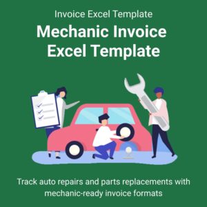 Mechanic Invoice Excel Template