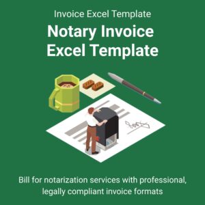 Notary Invoice Excel Template