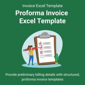 Proforma Invoice Excel Template