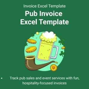 Pub Invoice Excel Template