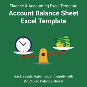 Account Balance Sheet Excel Template