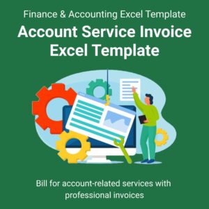 Account Service Invoice Excel Template