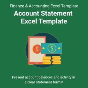 Account Statement Excel Template
