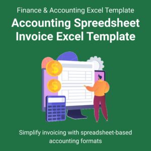 Accounting Spreedsheet Invoice Excel Template