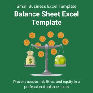 Balance Sheet Excel Template