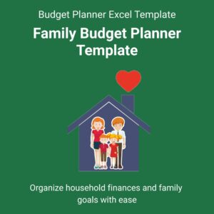 Family Budget Planner Template