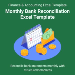 Monthly Bank Reconciliation Excel Template