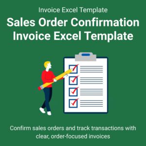 Sales Order Confirmation Invoice Excel Template