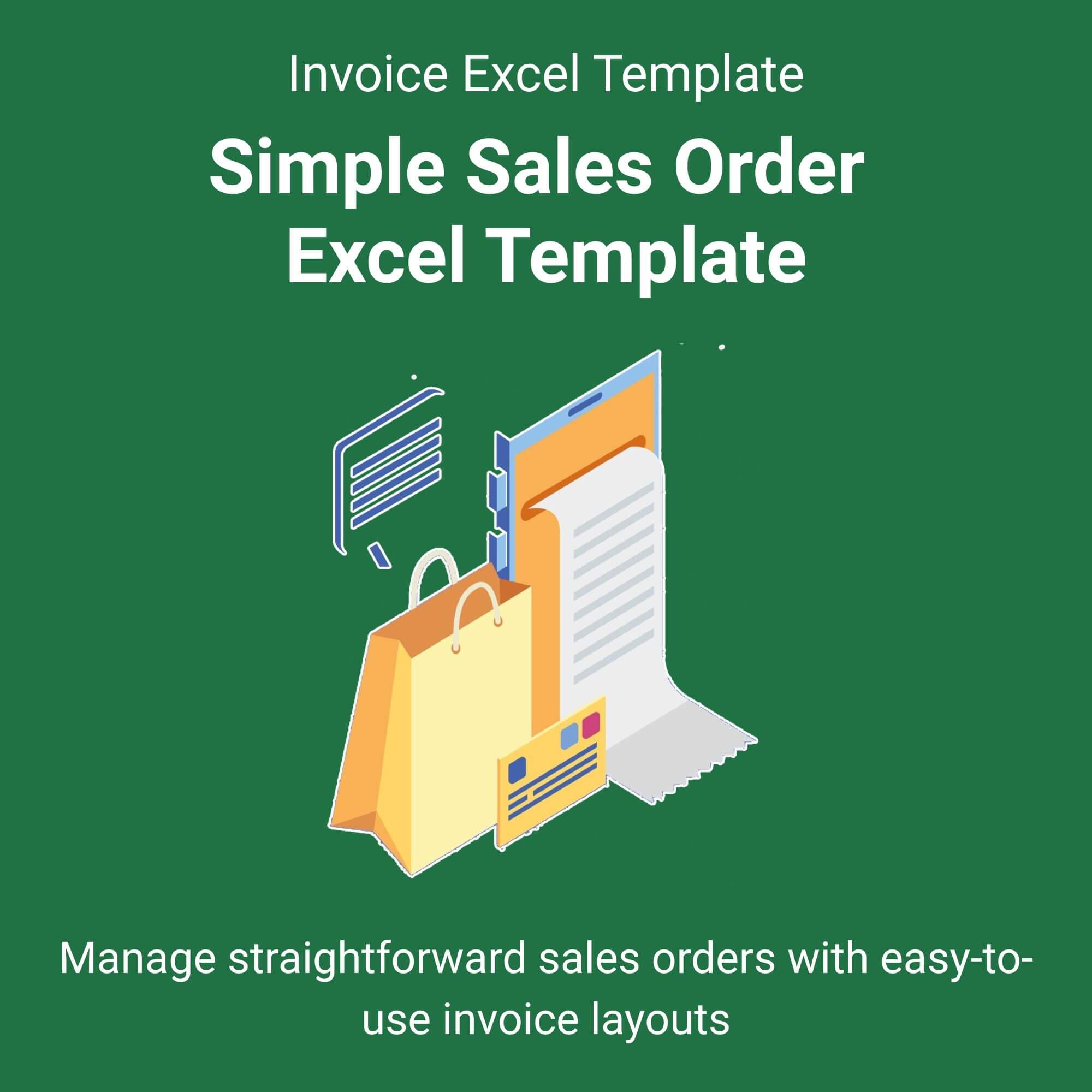 Simple Sales Order Excel Template
