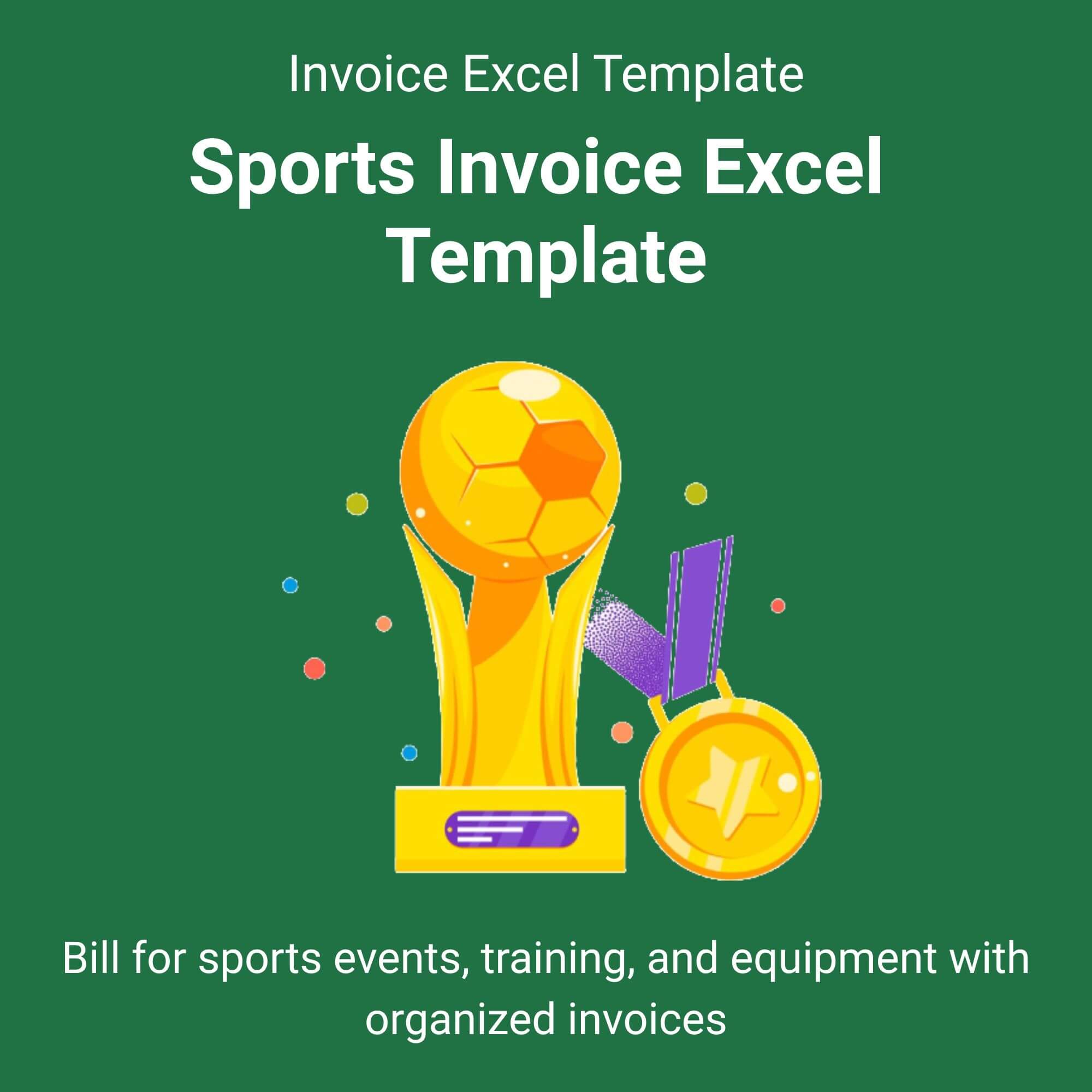 Sports Invoice Excel Template
