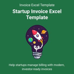 Startup Invoice Excel Template