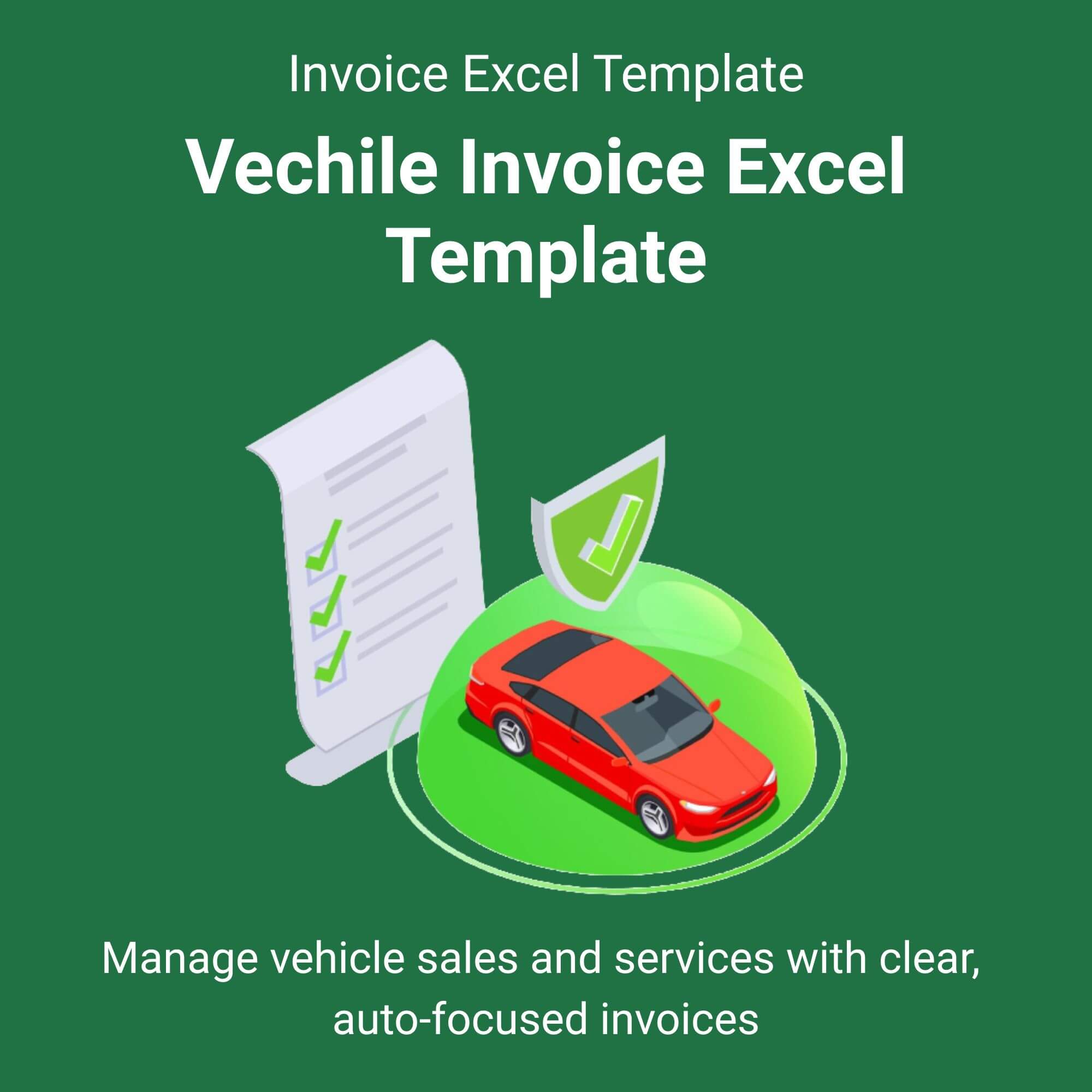 Vechile Invoice Excel Template