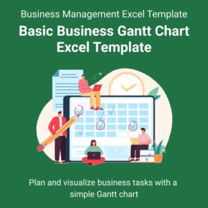 Basic Business Gantt Chart Excel Template