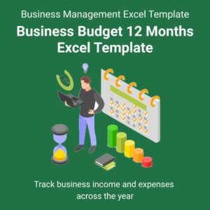 Business Budget 12 Months Excel Template