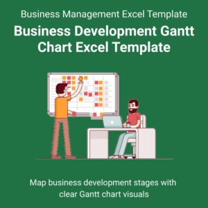 Business Development Gantt Chart Excel Template