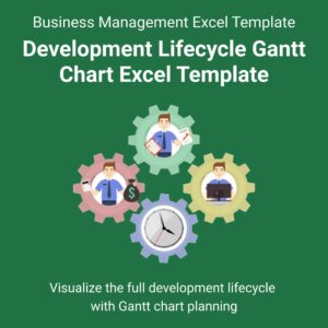 Development Lifecycle Gantt Chart Excel Template