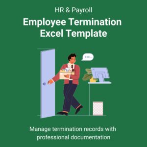 Employee Termination Excel Template