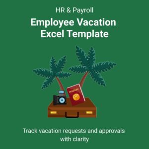 Employee Vacation Excel Template