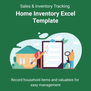 Home Inventory Excel Template