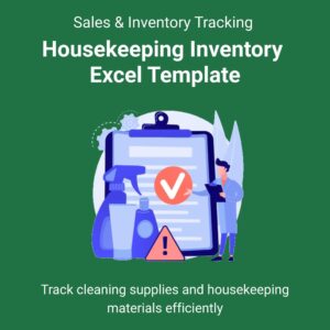Housekeeping Inventory Excel Template