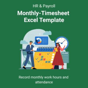 Monthly Timesheet Excel Template