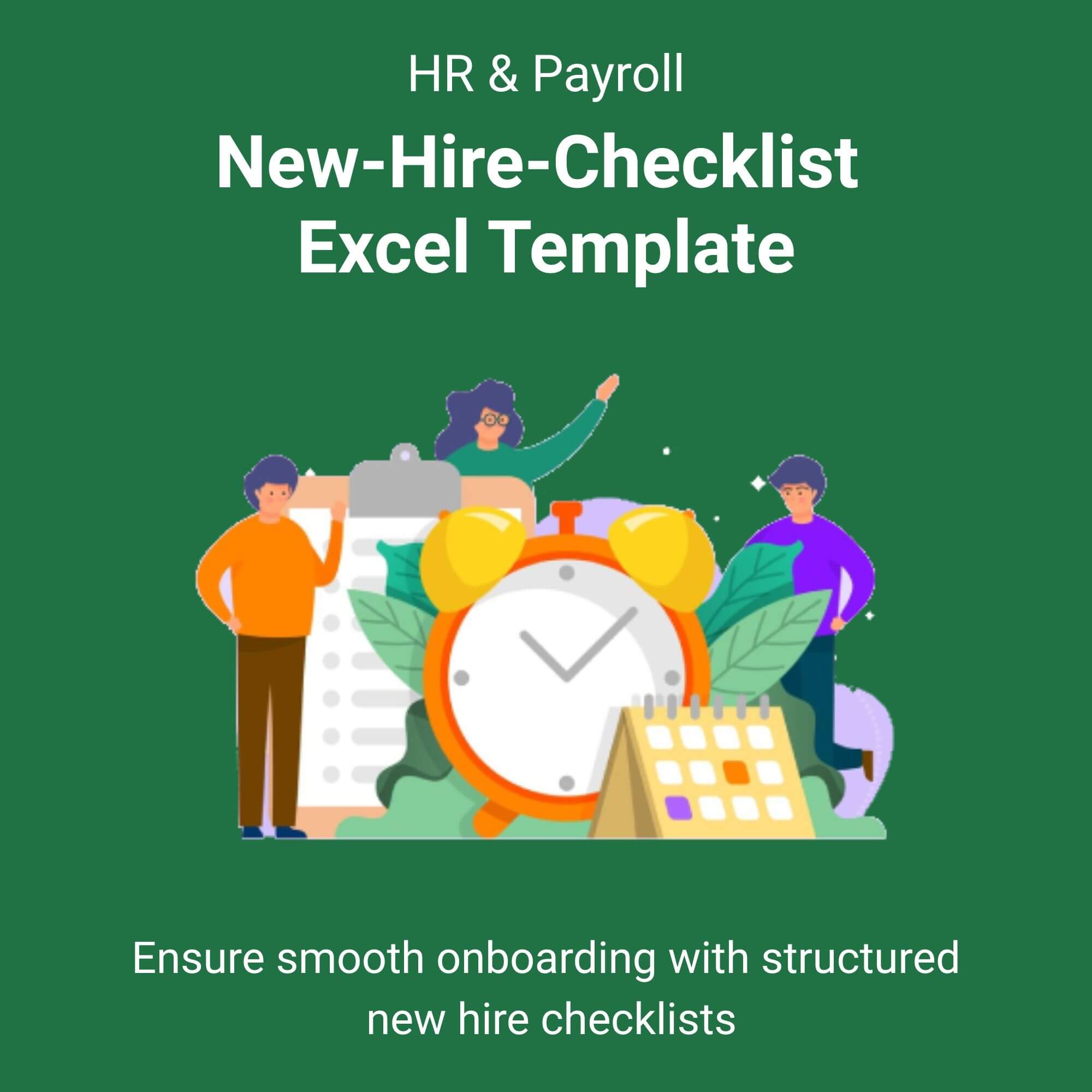 New Hire Checklist Excel Template