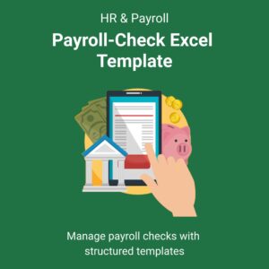Payroll Check Excel Template