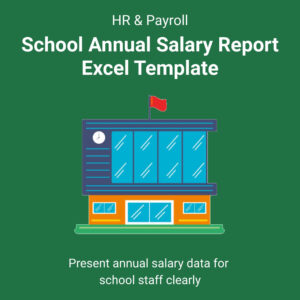 School Annual Salary Report Excel Template