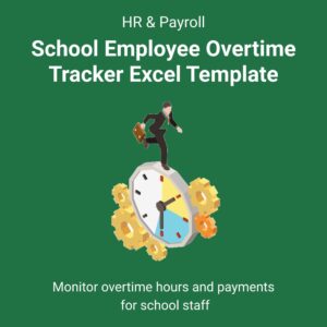 School Employee Overtime Tracker Excel Template