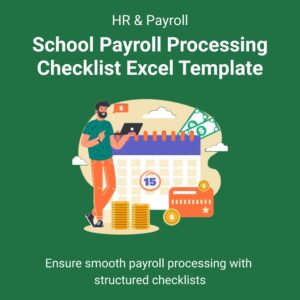 School Payroll Processing Checklist Excel Template